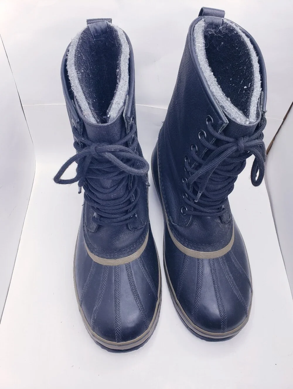 Sorel 1964 Premium T Black Waterproof  Winter Snow Duck Boots Men's Size 12